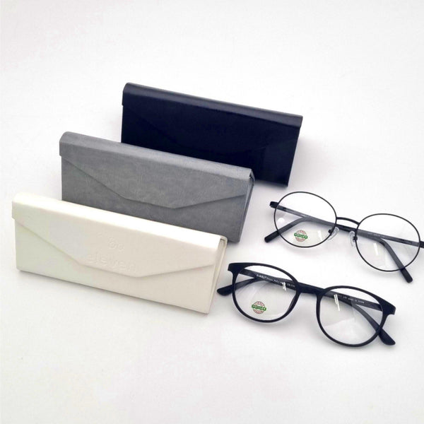 T-12   Tri Foldable Eyeglass Case（faux leather）